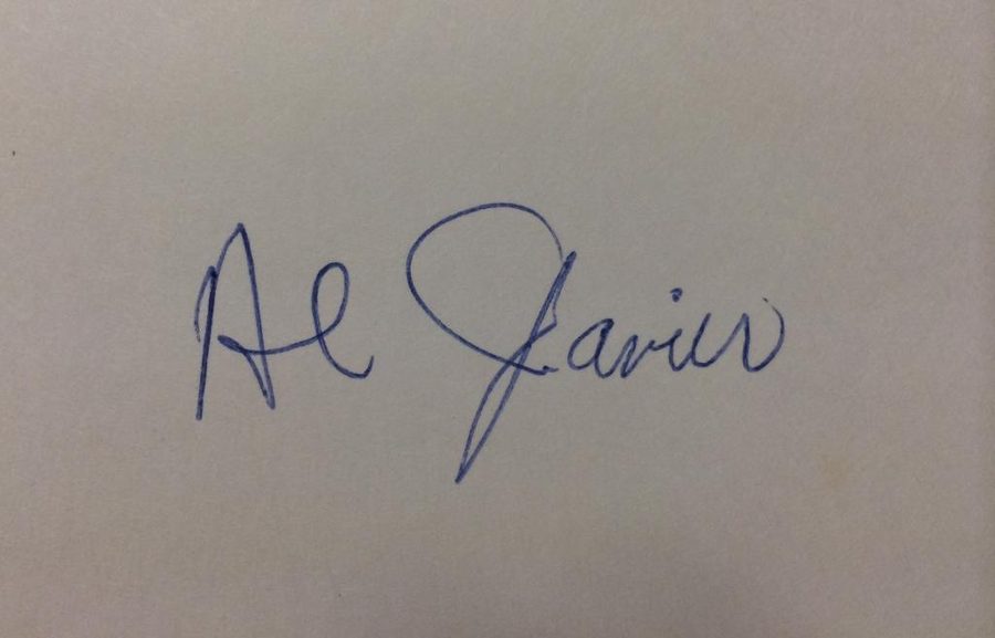Al Javier autograph in the Astros A to Z collection