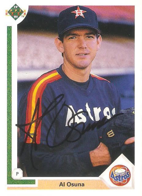 Al Osuna autograph in the Astros A to Z collection