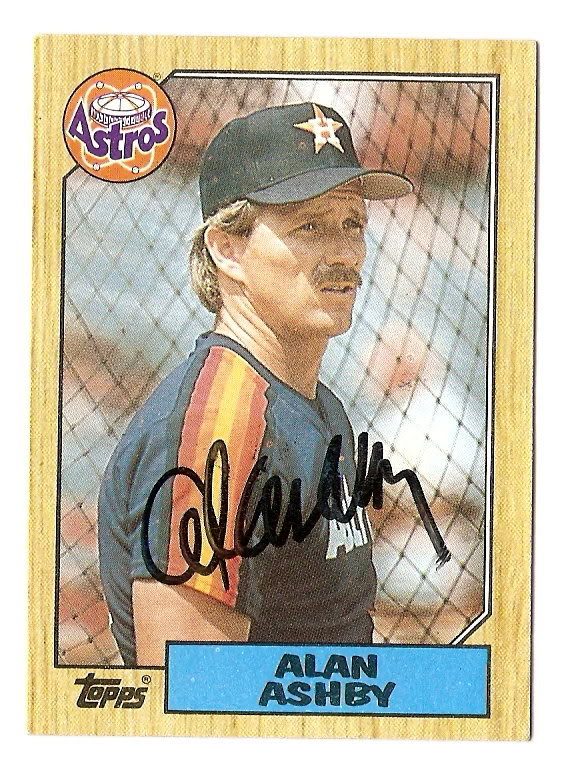 Alan Ashby autograph in the Astros A to Z collection