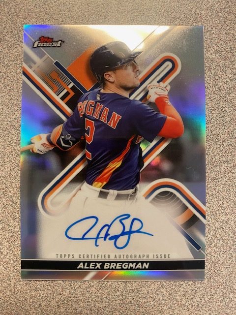Alex Bregman autograph in the Astros A to Z collection