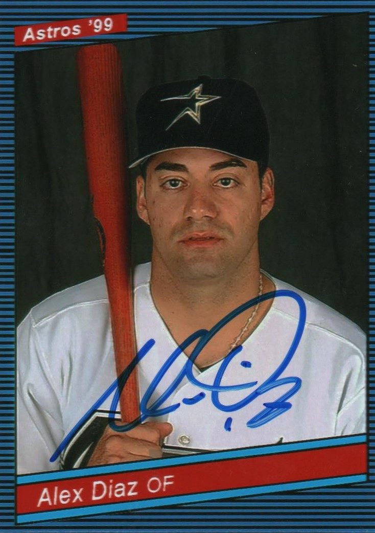 Alex Diaz autograph in the Astros A to Z collection