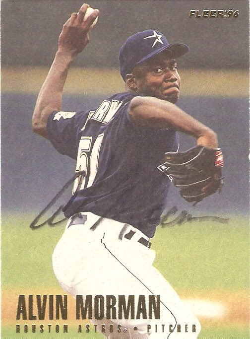 Alvin Morman autograph in the Astros A to Z collection