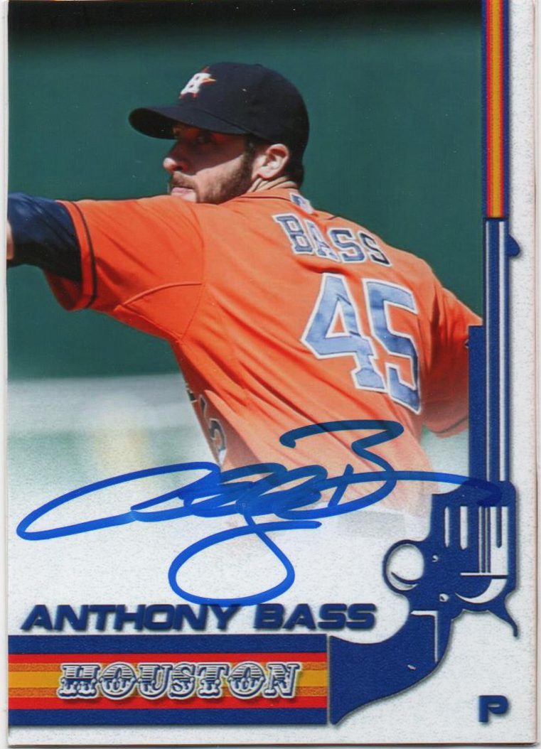 Anthony Bass autograph in the Astros A to Z collection