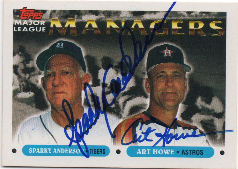 Art Howe autograph in the Astros A to Z collection