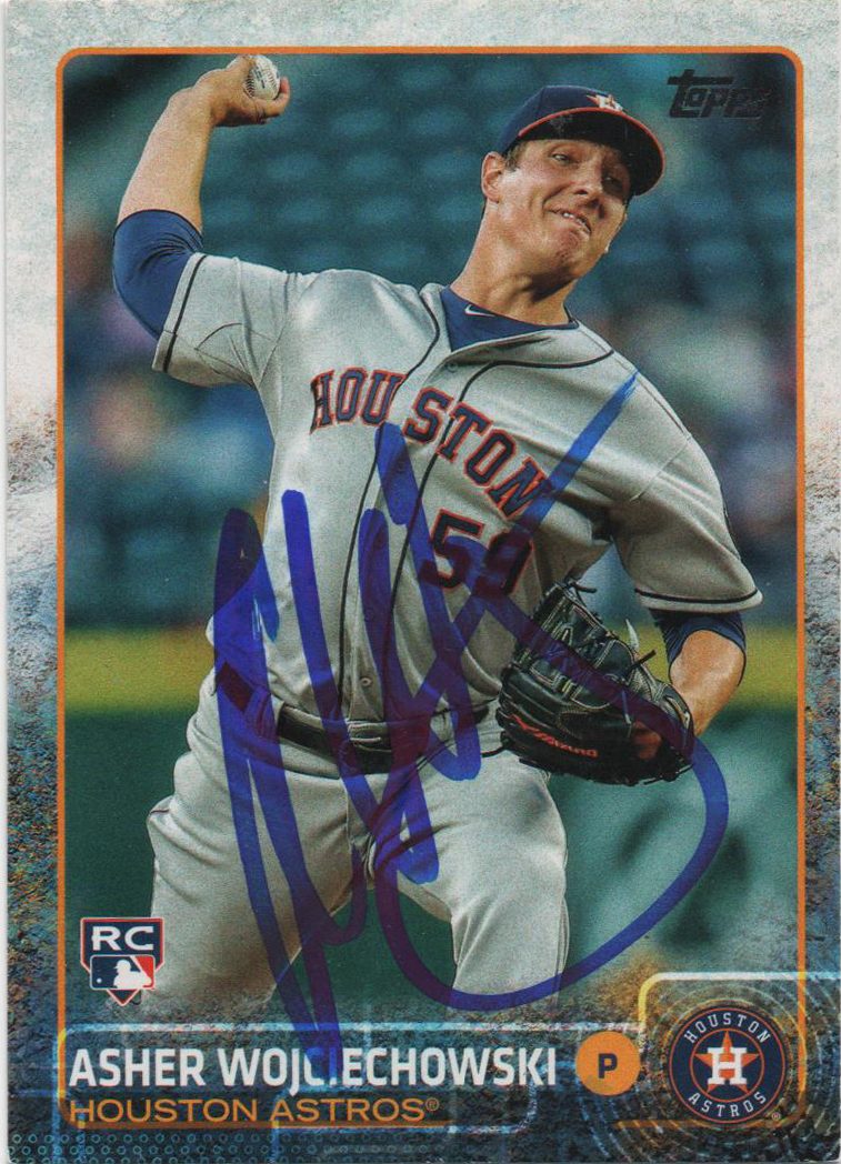 Asher Wojciechowski autograph in the Astros A to Z collection