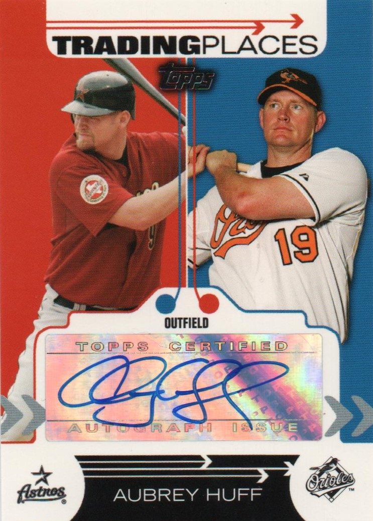 Aubrey Huff autograph in the Astros A to Z collection