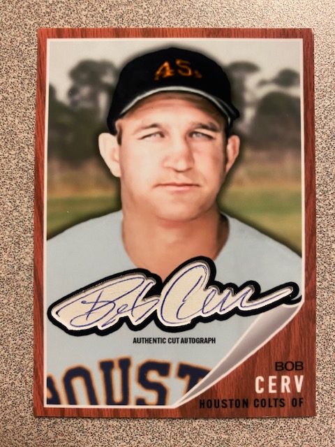 Bob Cerv autograph in the Astros A to Z collection