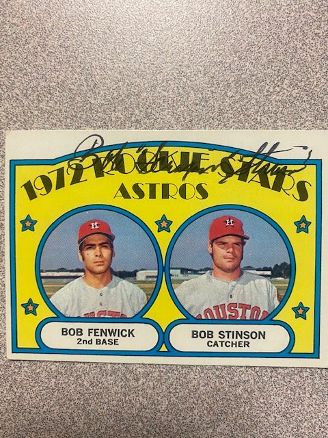 Bob Stinson autograph in the Astros A to Z collection