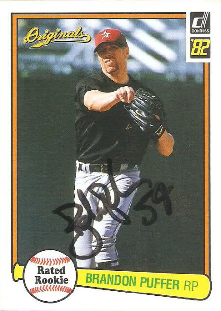 Brandon Puffer autograph in the Astros A to Z collection