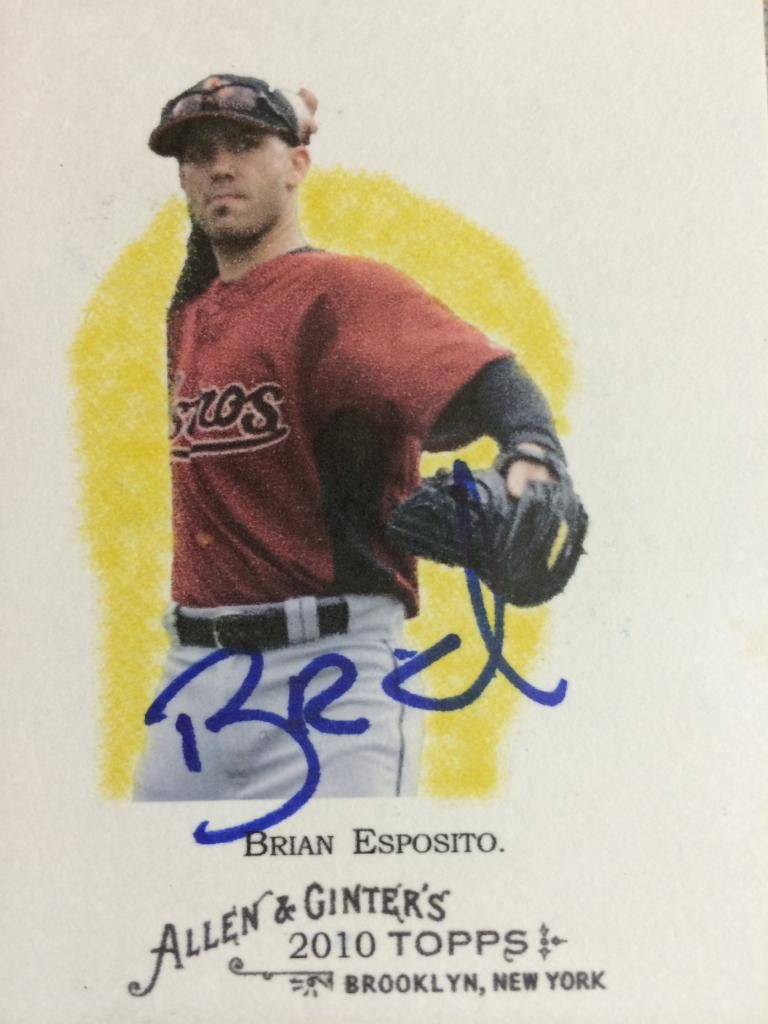 Brian Esposito autograph in the Astros A to Z collection