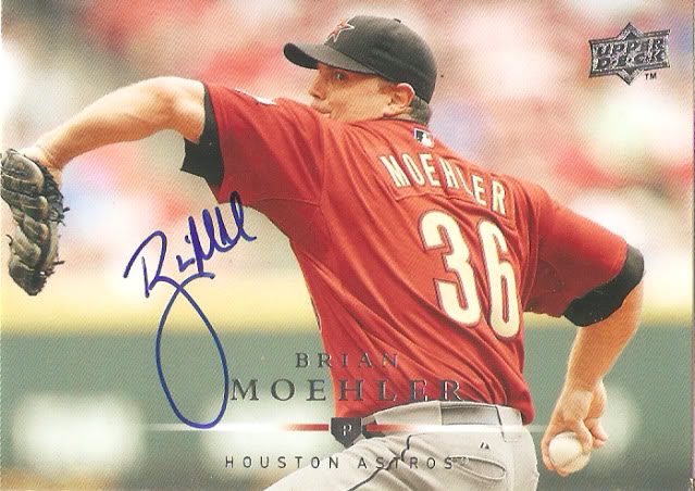Brian Moehler autograph in the Astros A to Z collection