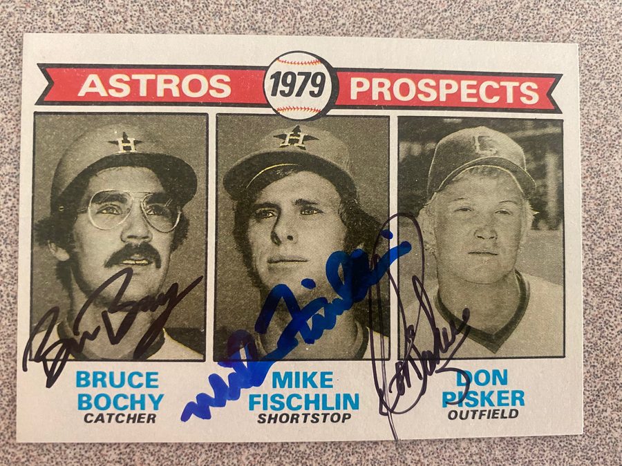 Bruce Bochy autograph in the Astros A to Z collection