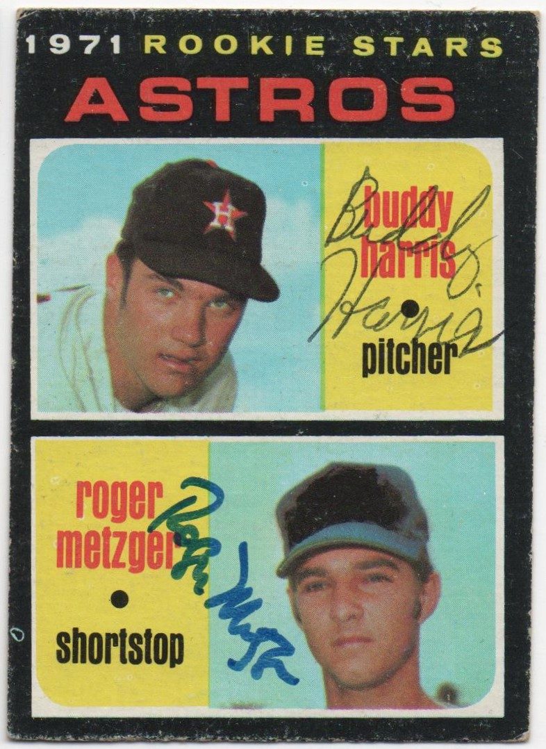 Buddy Harris autograph in the Astros A to Z collection