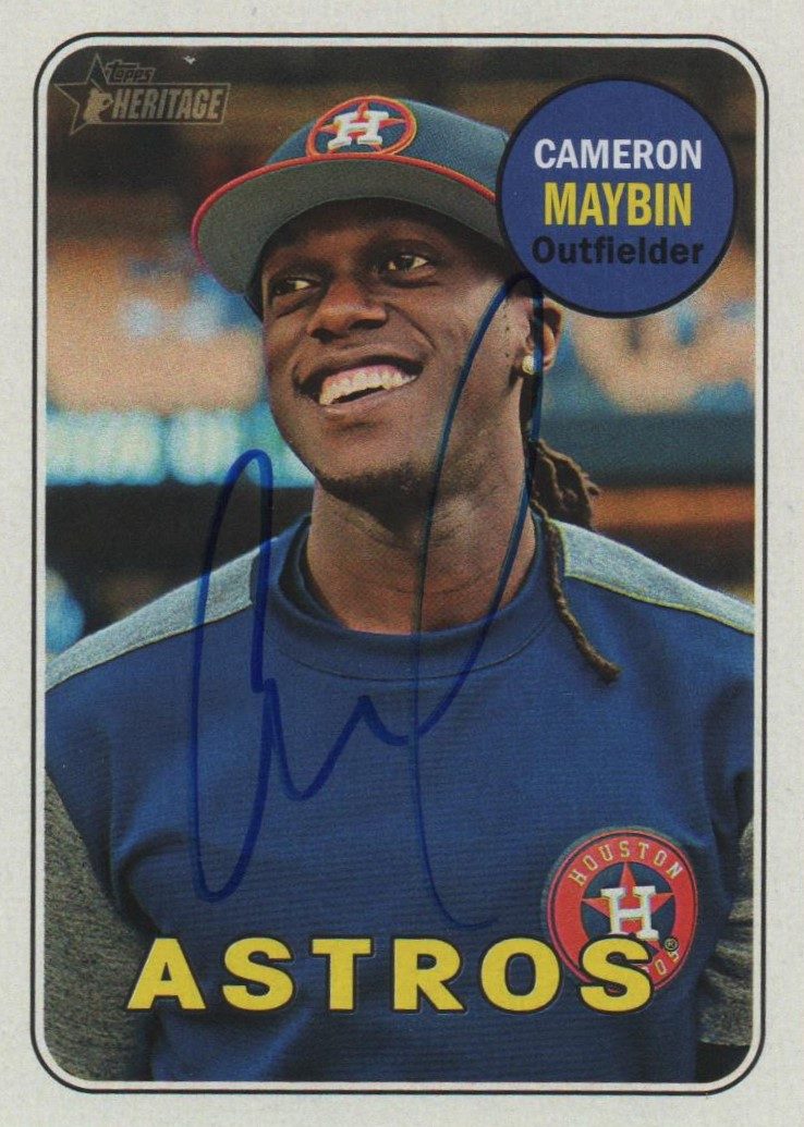 Cameron Maybin autograph in the Astros A to Z collection