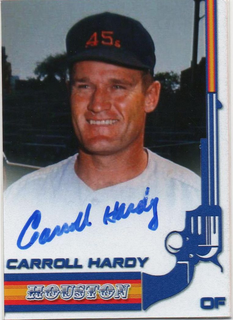 Carroll Hardy autograph in the Astros A to Z collection