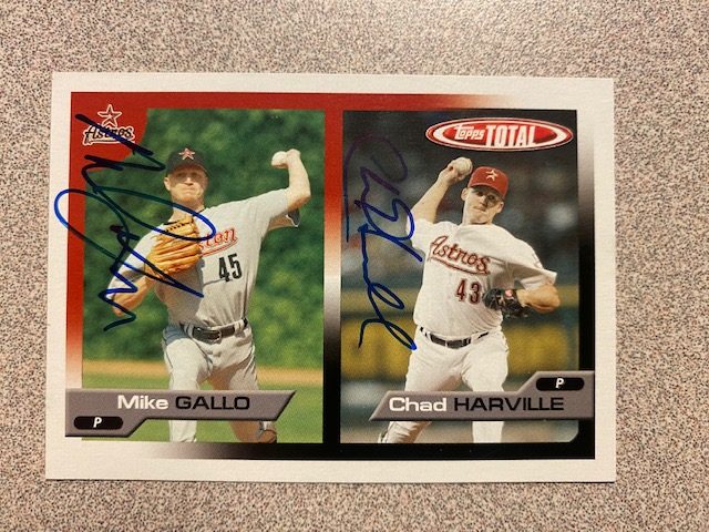 Chad Harville autograph in the Astros A to Z collection