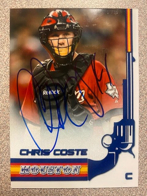 Chris Coste autograph in the Astros A to Z collection