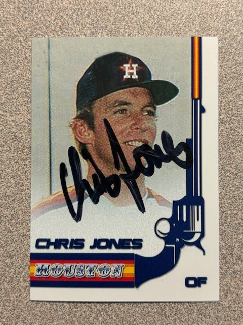 Chris D Jones autograph in the Astros A to Z collection