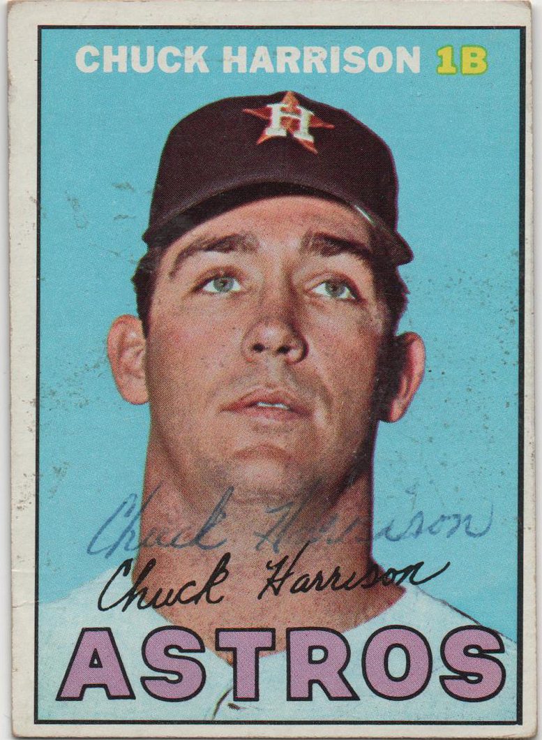 Chuck Harrison autograph in the Astros A to Z collection
