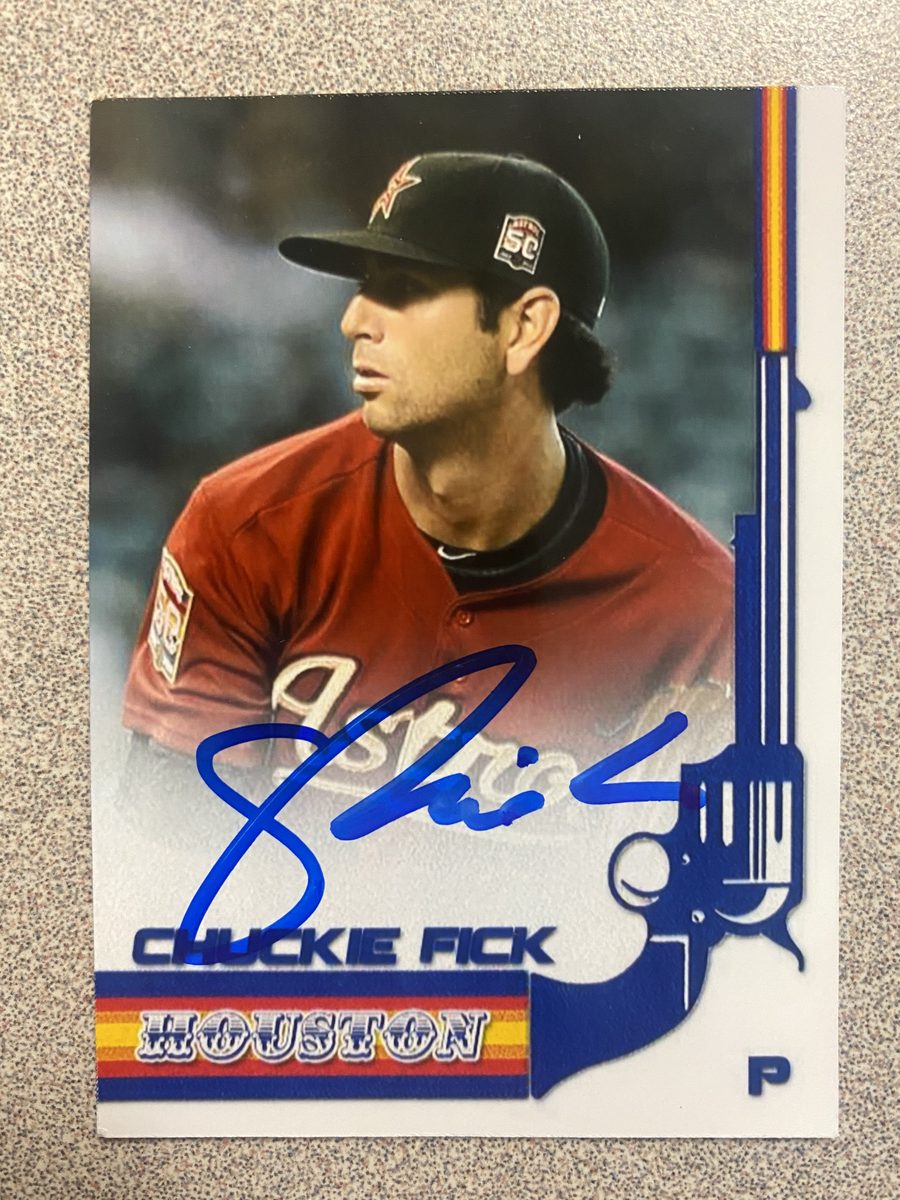 Chuckie Fick autograph in the Astros A to Z collection