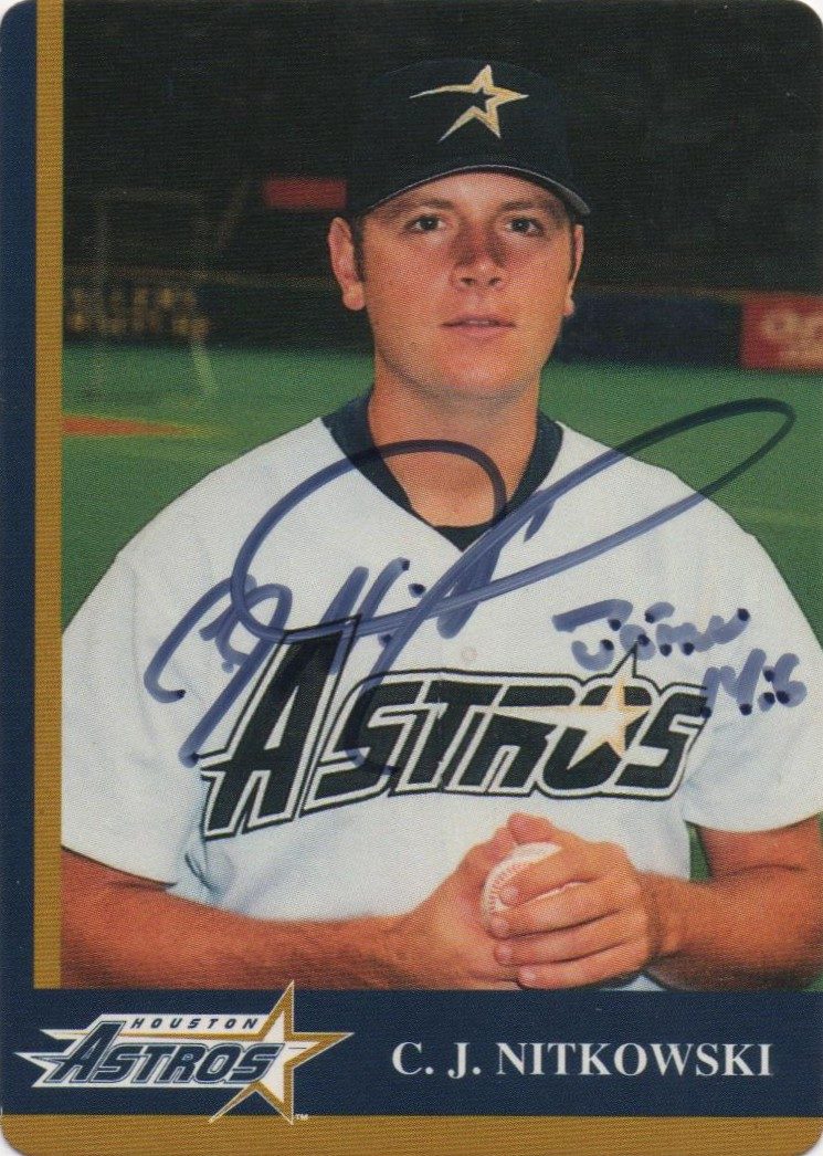 CJ Nitkowski autograph in the Astros A to Z collection
