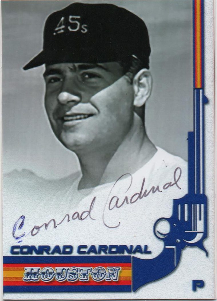 Conrad Cardinal autograph in the Astros A to Z collection