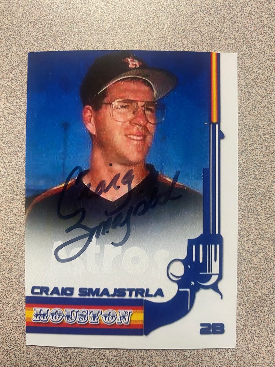 Craig Smajstrla autograph in the Astros A to Z collection
