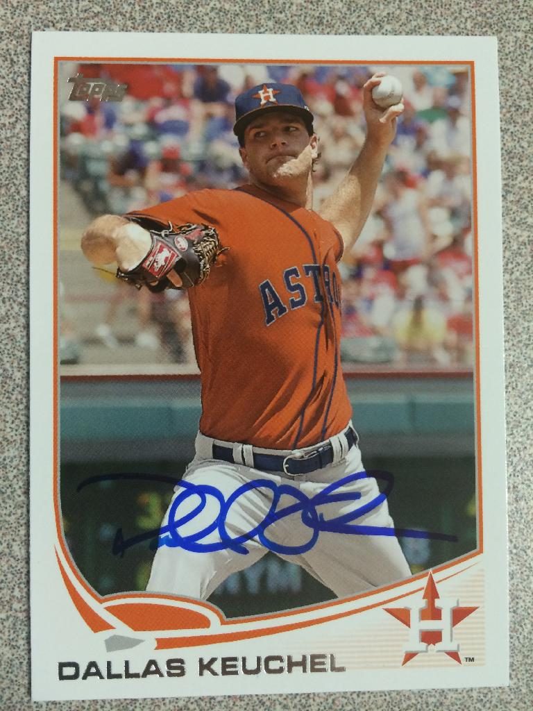 Dallas Keuchel autograph in the Astros A to Z collection