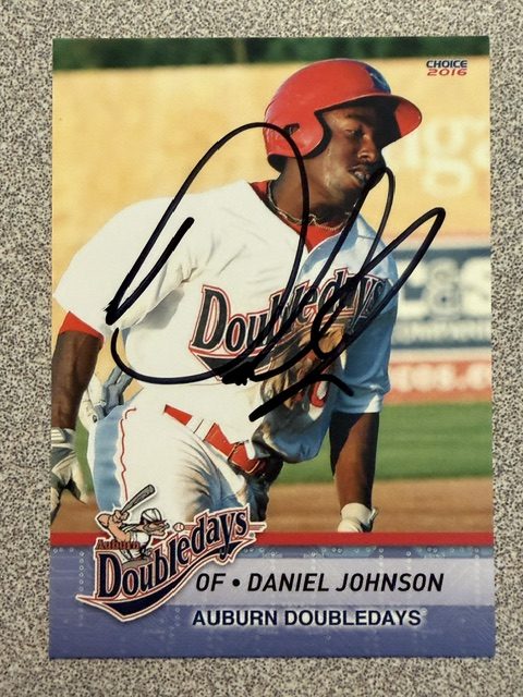 Daniel Johnson autograph in the Astros A to Z collection