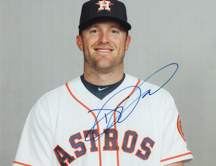 Danny Worth autograph in the Astros A to Z collection