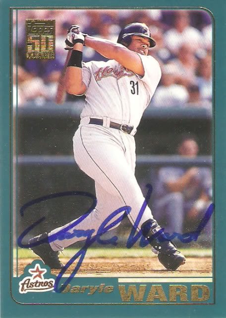 Daryle Ward autograph in the Astros A to Z collection