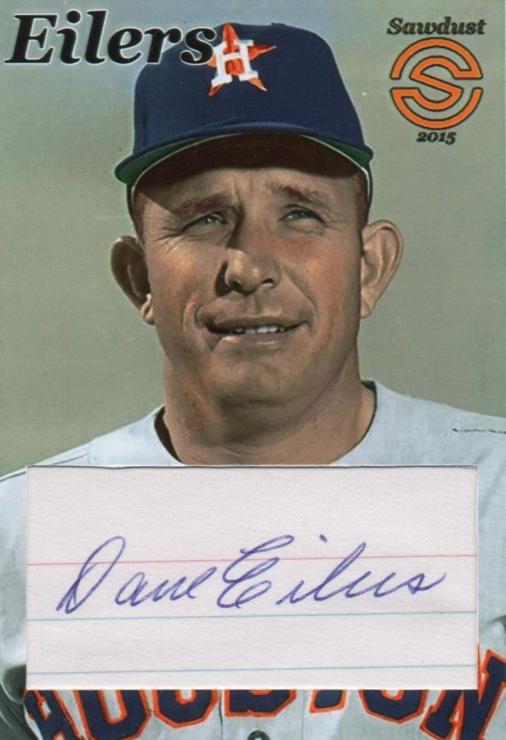 Dave Eilers autograph in the Astros A to Z collection
