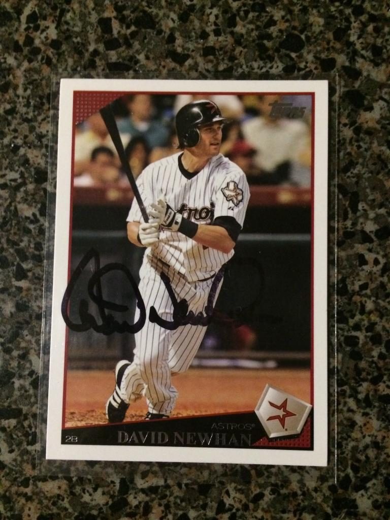 David Newhan autograph in the Astros A to Z collection