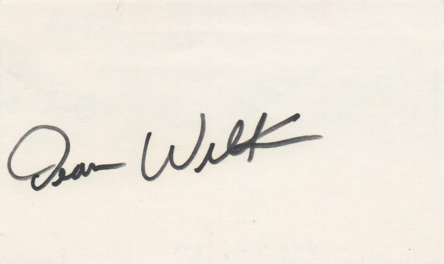 Dean Wilkins autograph in the Astros A to Z collection