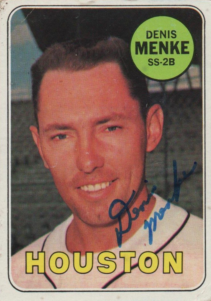 Denis Menke autograph in the Astros A to Z collection