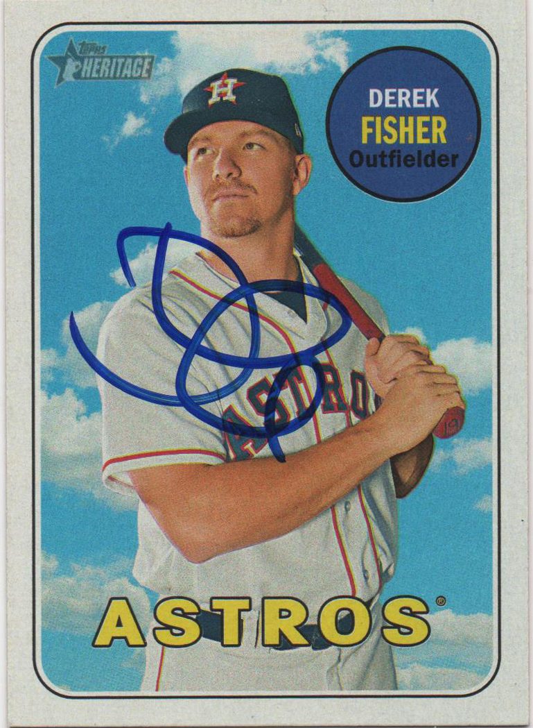 Derek Fisher autograph in the Astros A to Z collection