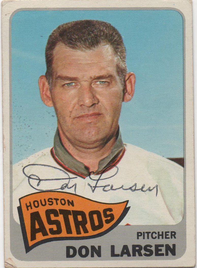 Don Larsen autograph in the Astros A to Z collection