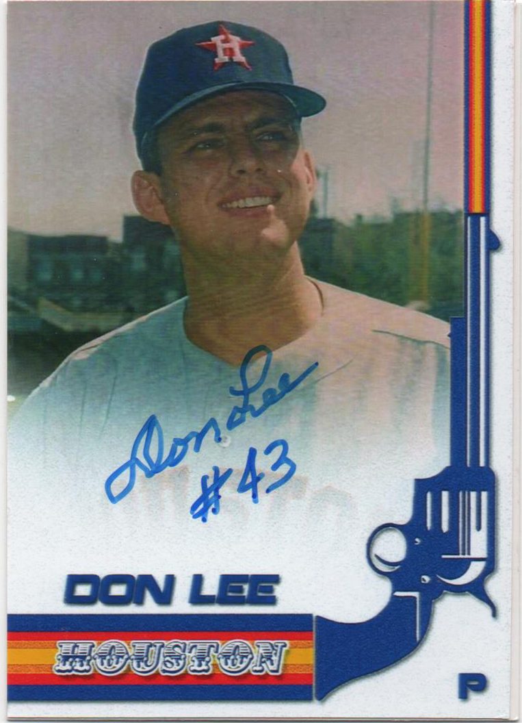 Don Lee autograph in the Astros A to Z collection