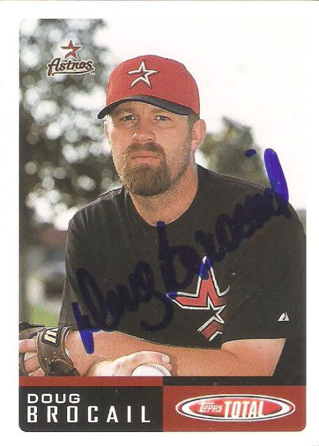 Doug Brocail autograph in the Astros A to Z collection