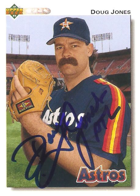 Doug Jones autograph in the Astros A to Z collection