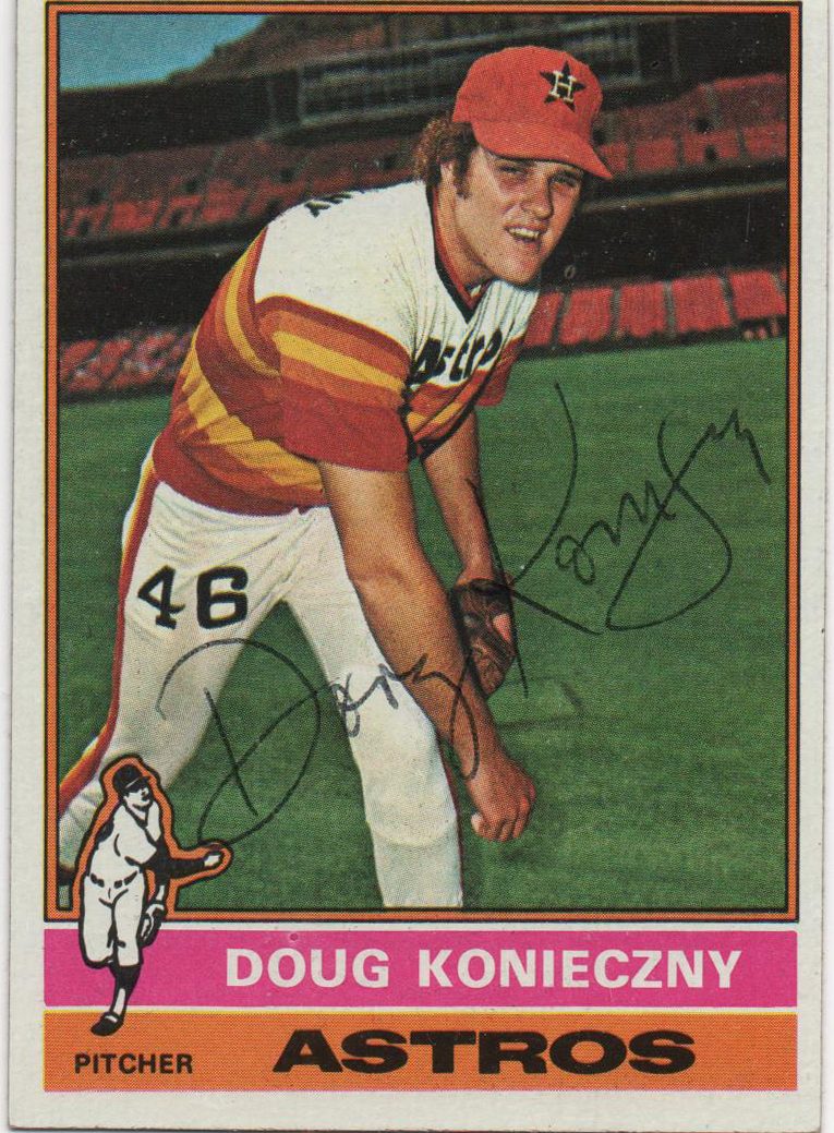 Doug Konieczny autograph in the Astros A to Z collection