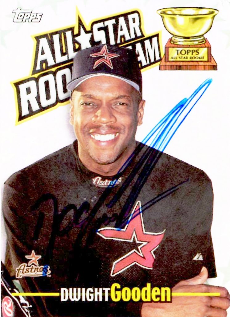 Dwight Gooden autograph in the Astros A to Z collection