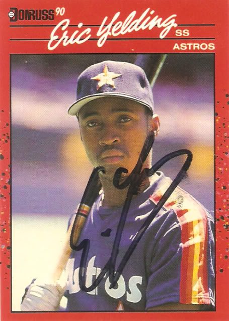 Eric Yelding autograph in the Astros A to Z collection