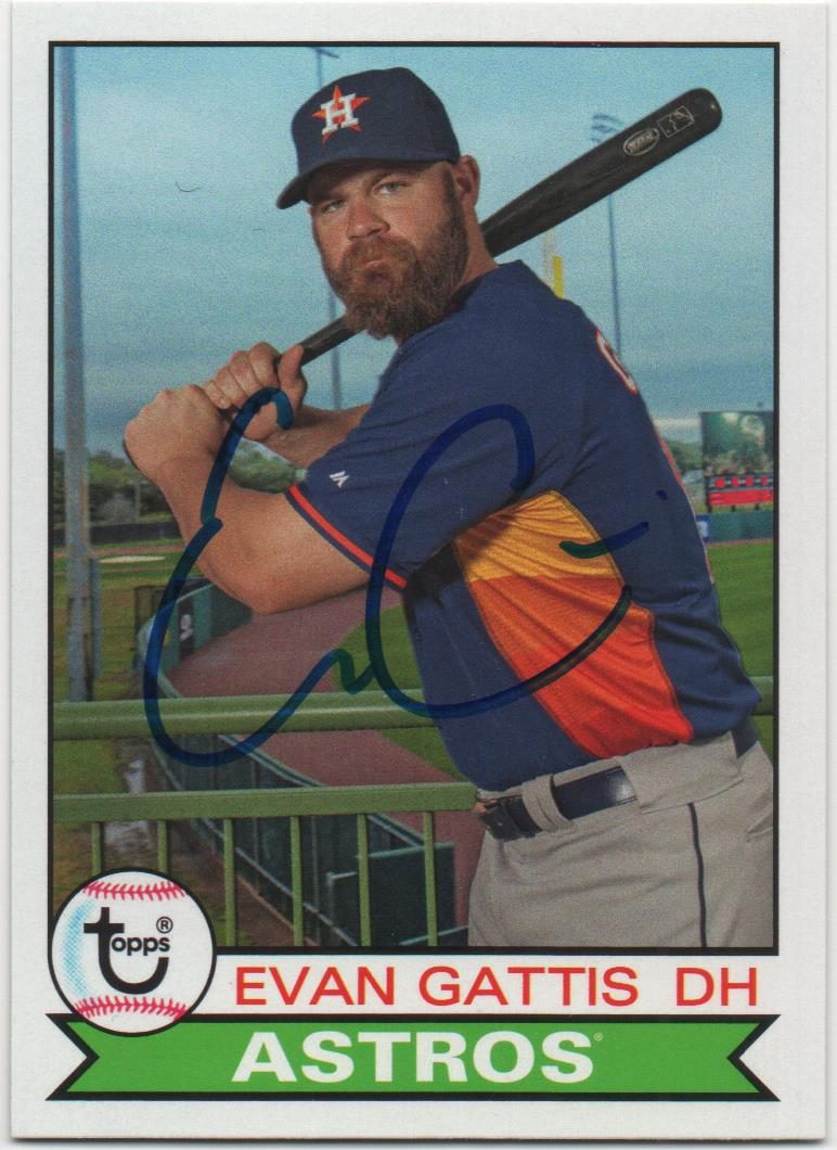 Evan Gattis autograph in the Astros A to Z collection
