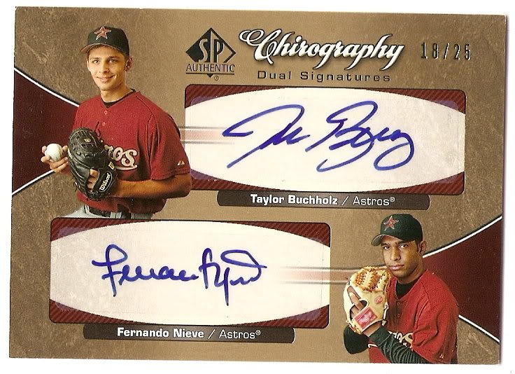 Fernando Nieve autograph in the Astros A to Z collection