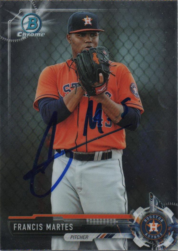 Francis Martes autograph in the Astros A to Z collection