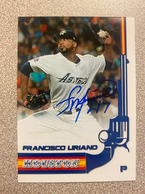 Francisco Liriano autograph in the Astros A to Z collection