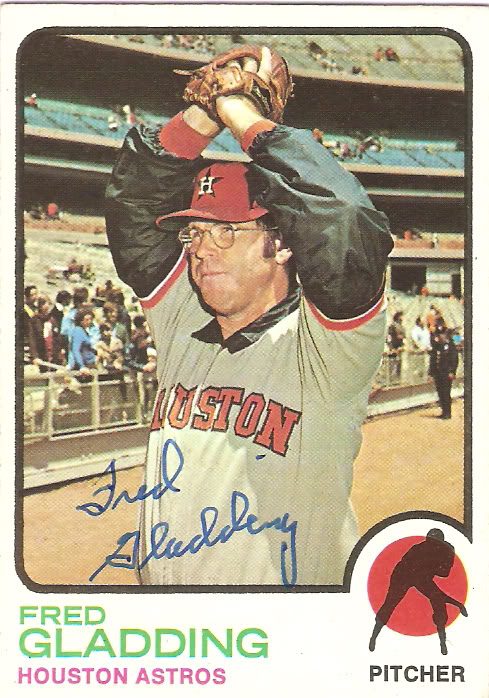 Fred Gladding autograph in the Astros A to Z collection