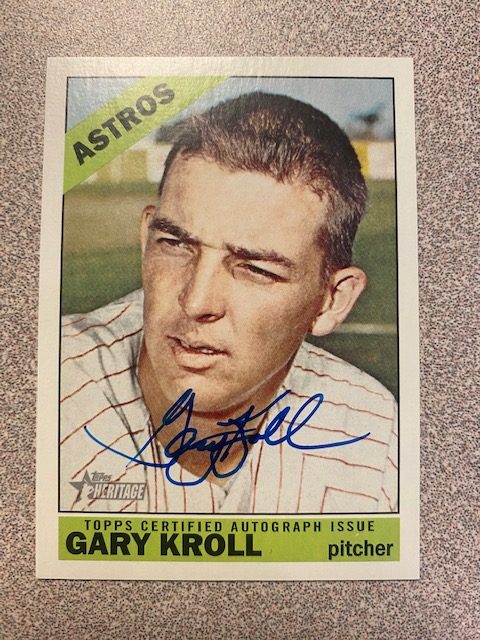 Gary Kroll autograph in the Astros A to Z collection