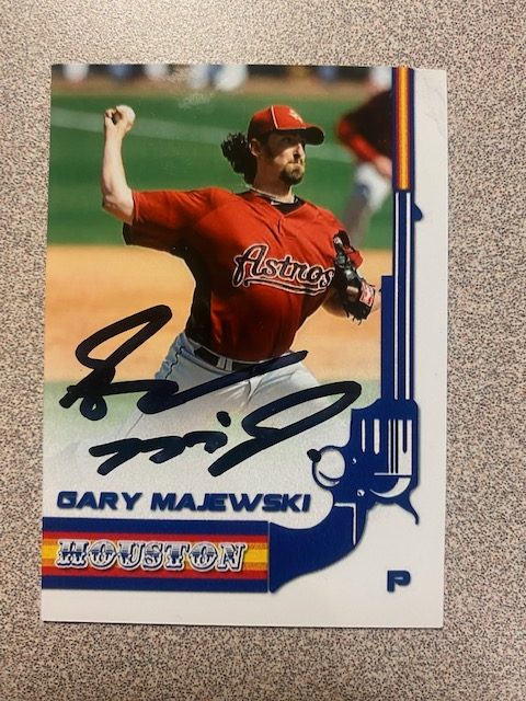 Gary Majewski autograph in the Astros A to Z collection